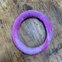 Pink Felt Bangle (565)