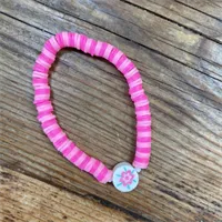 Pink Flower Bracelet (529)