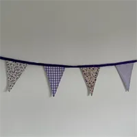 Purple Cotton Bunting (026)