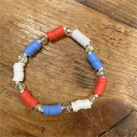 Red, White And Blue Bracelet (519)