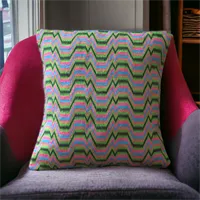 Striped Needlepoint Cushion