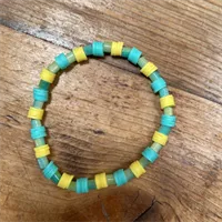 Turquoise And Yellow Bracelet (538)