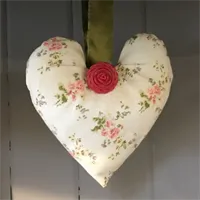 Vintage Fabric Heart (184)