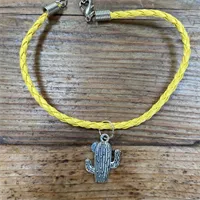 Yellow Cactus Bracelet (408)